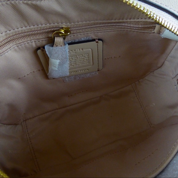 Coach Pebbled Leather Camera Bag w/ Crystal Rivets - Picture 8 of 8